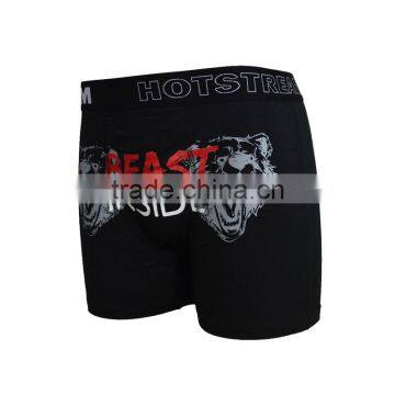Breathable Sexy Men Spandex Cotton Short Unerwear Boxer photo-2