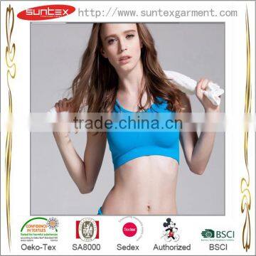 2015 Oeko Comfortable Quick Dry Breathable for Women Fitness Wear Lady's Sports Bra photo-2