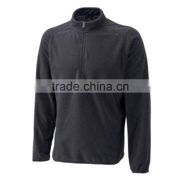 Personalized Grey Black Combination 1/4 Zip Fleece Sport Jacket