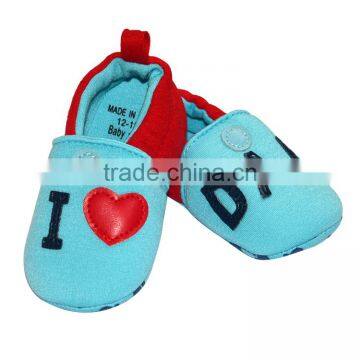 "I Love Dad" Embroidered Baby Footwear photo-2