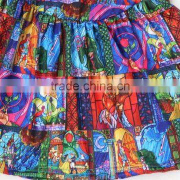 Hot Sale Kids Girl Witch Prints Smocks Dress Bubble Sleeves Summer Cute Pearls Smocks photo-4