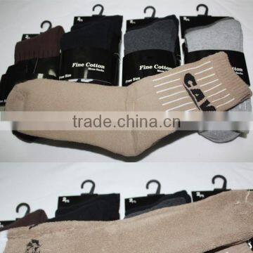 Men Custom Winter Design Internal Terry Stripe Socks Top Quality Wholesale Socks photo-2