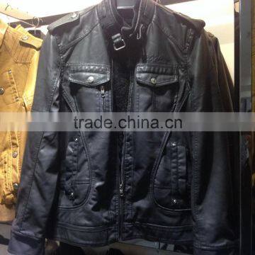 mens pu leather mocorcycle jacket for mexico market for india market #KMJ9002 9009