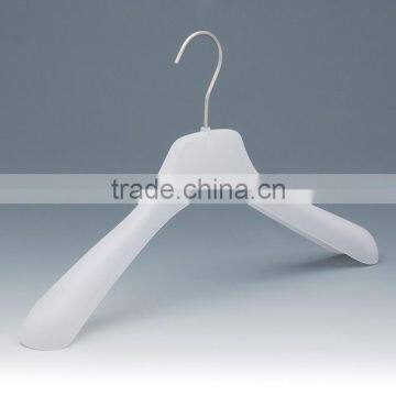 Semi-clear Luxury White Large Plastic Hanger