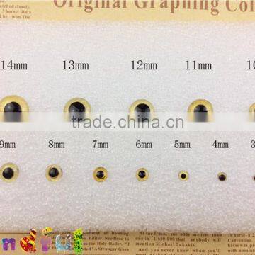 Yellow Wire Back Needle Felted Craft Doll Amigurumi Glass Eyes photo-6