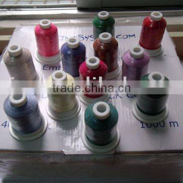 Rayon embroidery thread