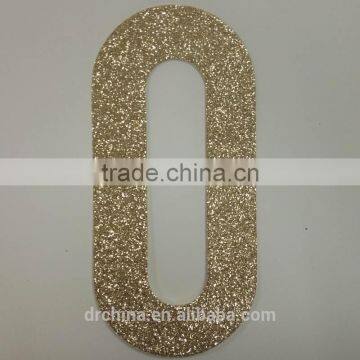 2016 Gold Glitter Paper Number "0" Decor New Year,Christmas 1000pcs MOQ photo-4