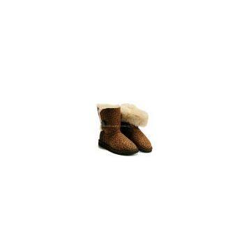Fashionable Style UGG Women's Bailey Button Boots, 5803 Style,leopard