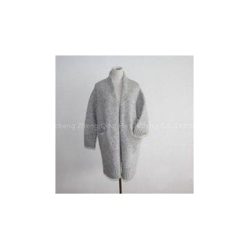 Ladies Chunky Knit Cardigan Overcoat