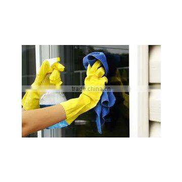 Super absorbent microfiber window cleaning towel