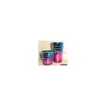 Glass candlestick