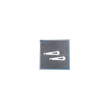 Plastic clip for shirt packing with teeth