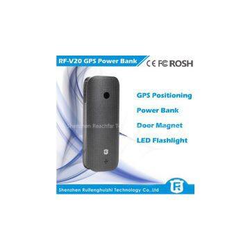 Smart magnetic personal long distance gps tracker power bank RF-V20