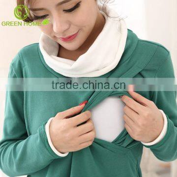 autumn fashion design nursing blouse