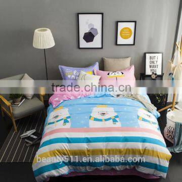 home use cotton bedding set duvet cover pillow case bed sheet BS281