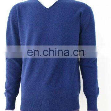 100% Cashmere Blue Colour Sweater for Mens photo-2