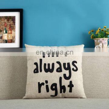 Mrs&Mr Right Cushion Sofa Throw Pillow photo-4