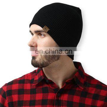 9" Black Skull Cap Beanie That Will Fit Your Head Perfect Running Beanie Hat Knitted Beanie Hat Kids Beanie Hat photo-2