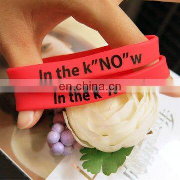 no minimum free shipping custom silicone wristband