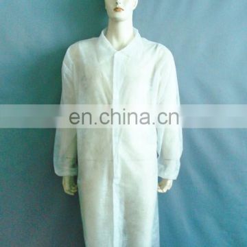 Polypropylene Disposable Light Duty Lab Coat White (Pack of 30) coverall workwear oem