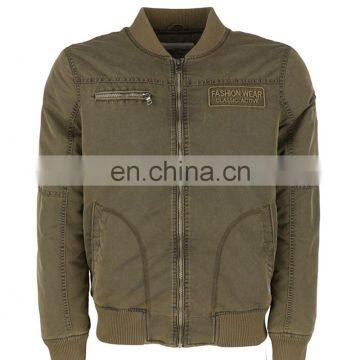 Unisex Nylon Washed Bomber Jacket,custom Wholesale Bomber Jacket photo-2