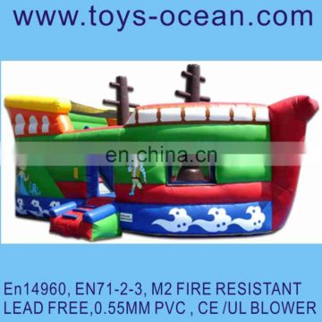 Inflatable pirate boat bouncer /mini pirate bouncer /air pirate boat jumping