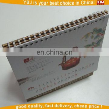 China YB J Wholesale well designed custom printing desk calendar 2017