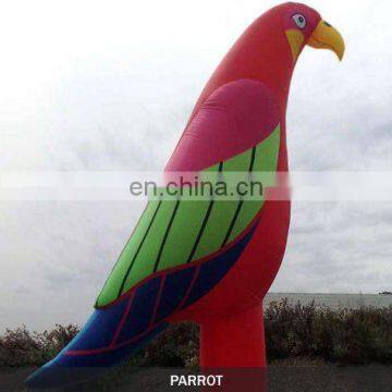 Inflatable giant parrot