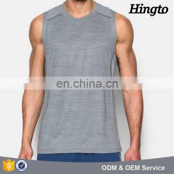 Professional man 100% polyester sublimated sports running tank top ,gym singlets 4-ways stretch