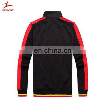 2017 Customise Black Top Design Tracksuit Sport Fashion Latest Basketball Tracksuit Set photo-6