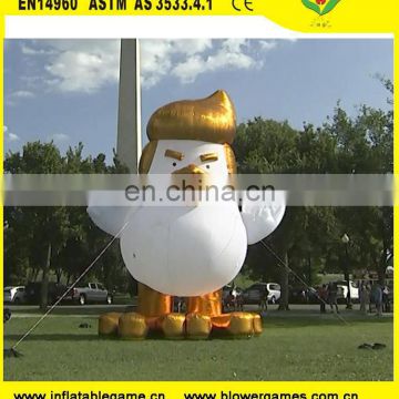 Giant inflatable Chicken Mascot cock Donald Trump rooster