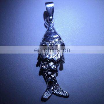 Beautifully Designed Moving Silver Pendant/ Fish Pendant