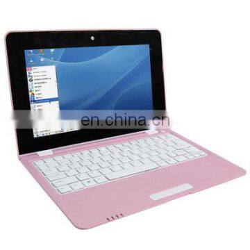 10.1 inch Windows CE 7.0 OS Notebook Computer with WIFI and RJ45 Port, Support SD / MMC Card, CPU: VIA WM8850, 1.2GHZ(Pink)