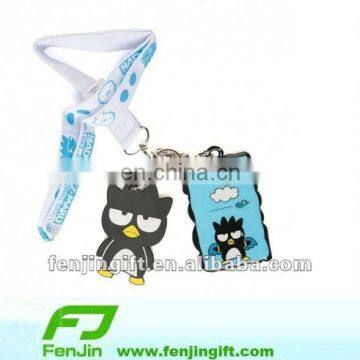 plastic pouch card holder lanyard