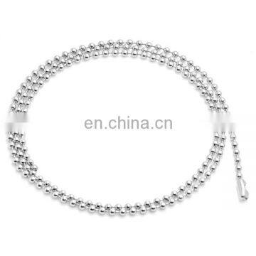 Shiny Stainless Steel Beas Ball Chains for Dog Tags Factory photo-3