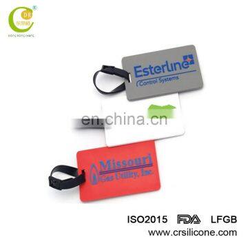 Factory Direct Sale Custom Personalised Eco-Friendly Pvc Silicone Baggage Tags