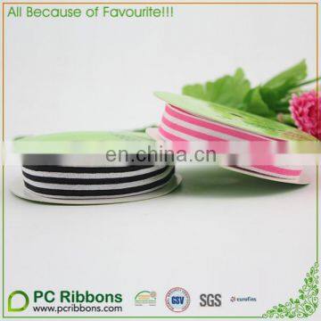 5/8" fold over elastic printed stripes, Printed FOE Elastic Ribbon