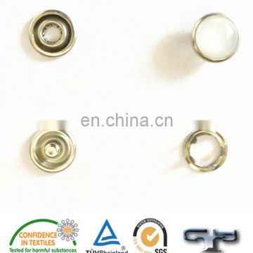 Press spring metal pearl snap button for fur coat