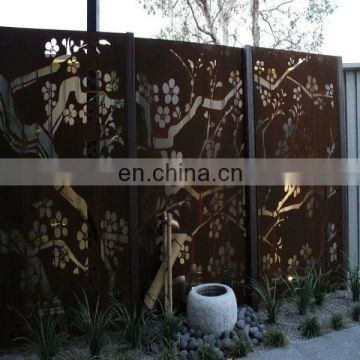 high quality corten steel garden screens