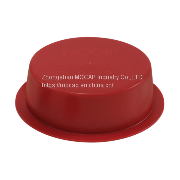 Plastic pipe wide flange tapered plug for hydraulic parts