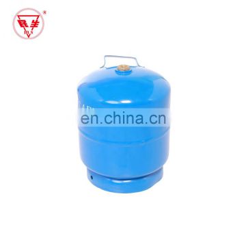 Factory Direct Supply Price Empty Steel 3Kg For Nigeria Use Lpg Gas Cylinder Camping