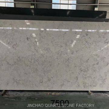 Artificial Carrara White Color Quartz Stone photo-2