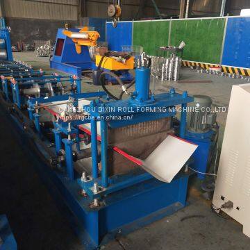 Steel Metal Roof Ridge Cap Tile Cold Roll Forming Machine photo-5