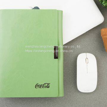 2020 new 6 ring bind notebook custom a5 planner kraft diary calendar card holder logo printing notebook
