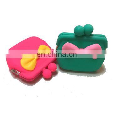 Kisslock Lady Fashion Coin Purse Customized Women Silicone Change Purse Wallet photo-7