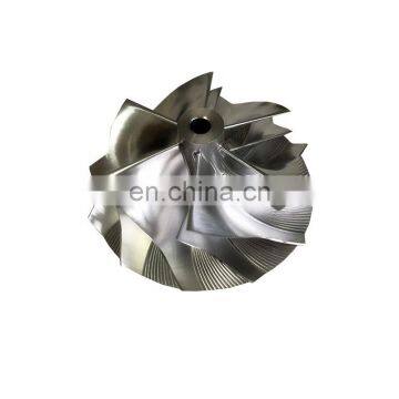 GT15-25 51.90/64.00mm 6+6 Blades High Performance Turbo Milling/aluminum 2618/billet Compressor Wheel