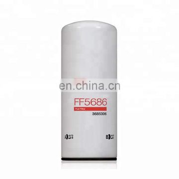 Hot Sale Fuel Filter Cartridge BF9860 Fuel Spin-on 3685306 FF5686 Fuel Filter