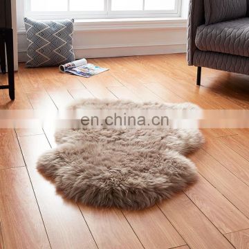 Household modern bedroom shaggy animal fluffy sheepskin fur rug