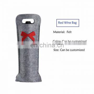 Custom Double Bottle Felt Wine Bag for Promotion photo-4