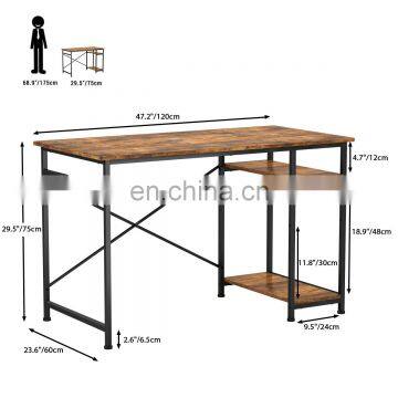 2020 Modern Home Office Professional Student Study Writing Computer Desk Black Color Furniture Desks photo-5